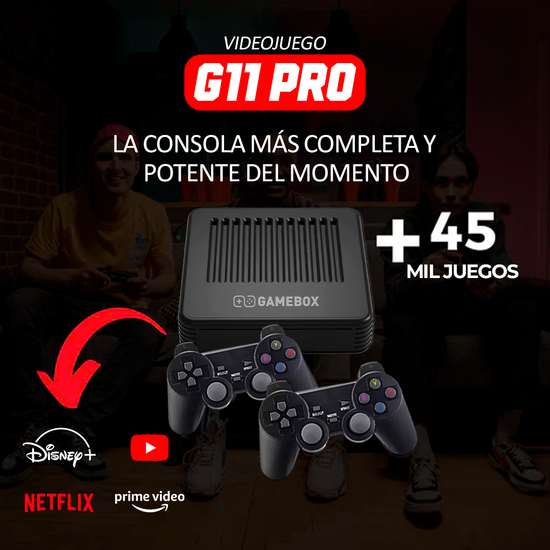 Videojuego G11 PRO® + 45,000 juegos - 1TB
